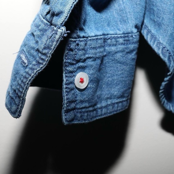 Embroidered Denim Shirt - Picture 6 of 8